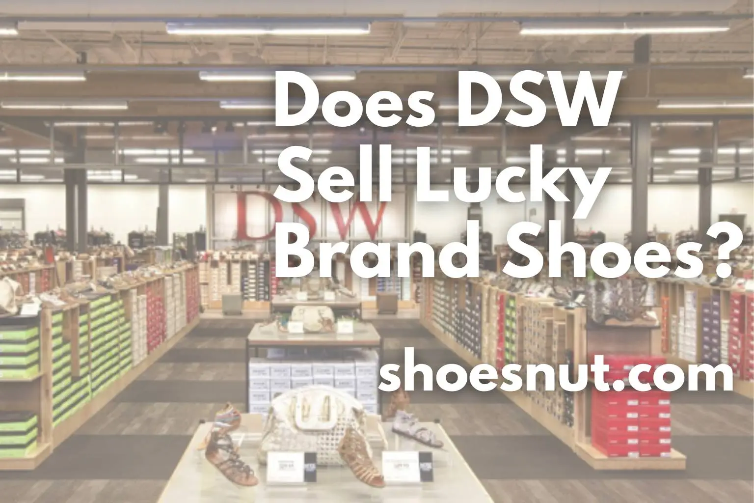 Does DSW Sell Lucky Brand Shoes?