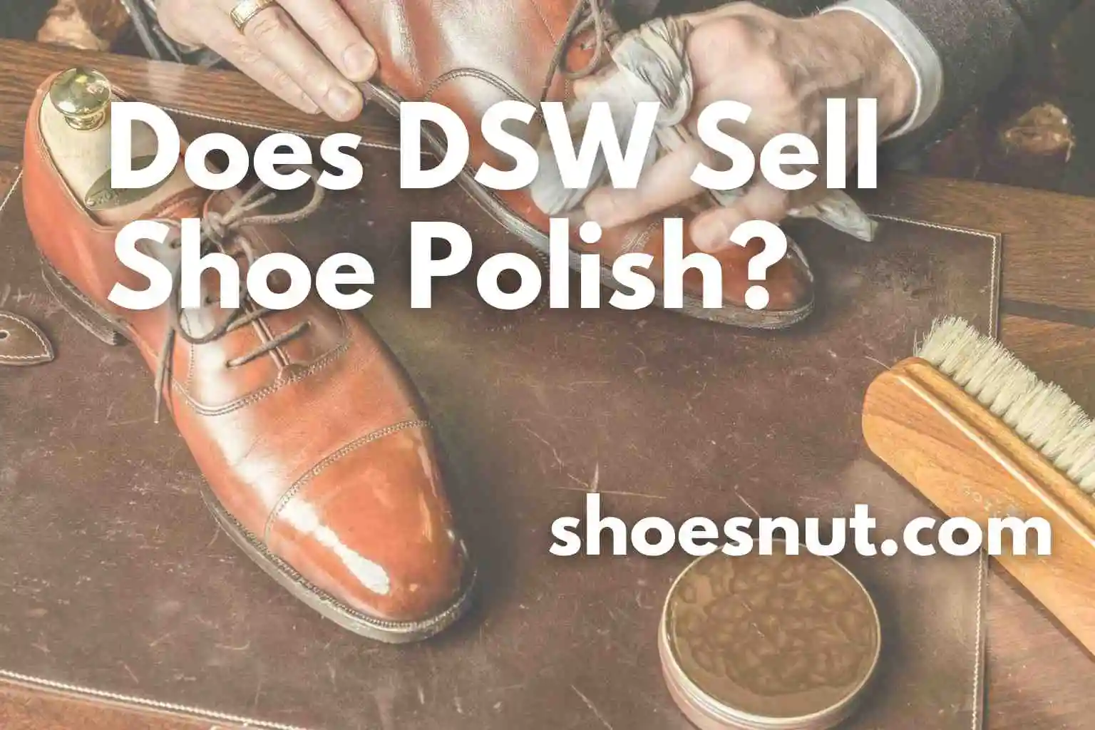 Does DSW Sell Shoe Polish? 